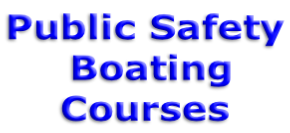 Public Safety  Boating  Courses